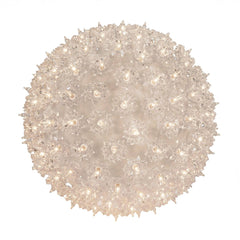 Wintergreen Lighting Starlight 100 Lights Sphere, Clear, 7.5"