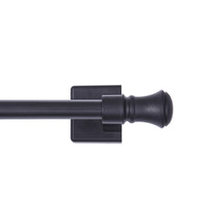 Mainstays Cameron 7/16 inch Adjustable Multi-Use Magnetic Appliance Rod, 16-28 inch, Black