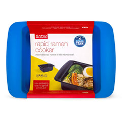 Rapid Ramen Cooker Microwavable Cookware for Instant Ramen BPA Free and Dishwasher Safe Perfect for Dorm, Small Kitchen or Office Blue