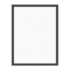 MCS Floating Frame with Canvas Included, Art Frames for Canvas Paintings with Adhesive Fasteners and Hanging Hardware, Black, 18 x 24 inch