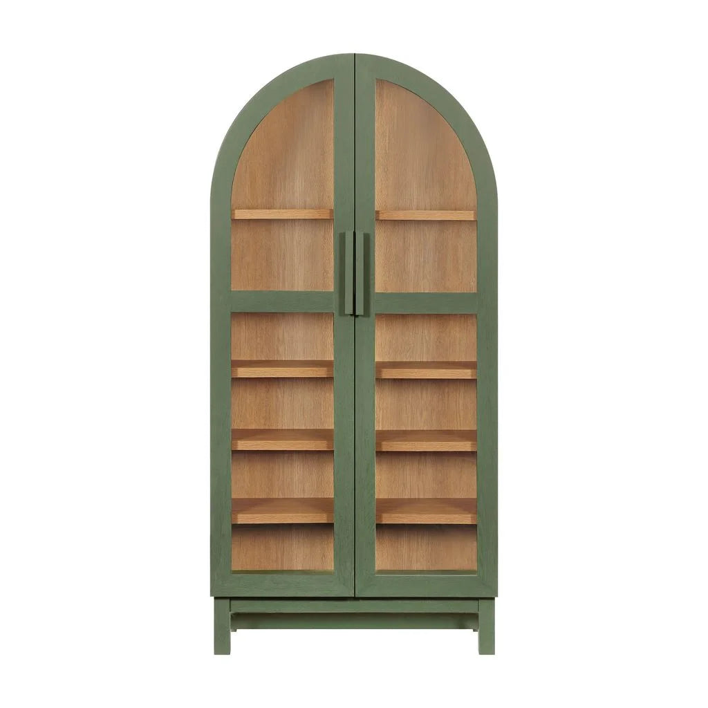 Better Homes & Gardens Juliet Arch Accent Cabinet, Black Finish