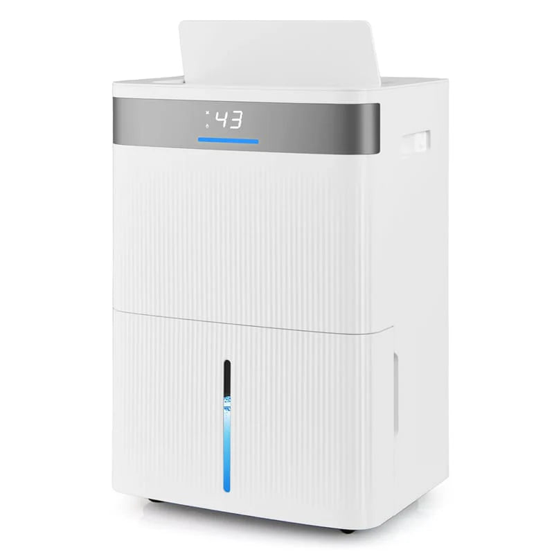 5500 Sq.Ft 96 Pint Dehumidifier for Basement, Portable Home Dehumidifier with Drain Hose, Auto Defrost, 24H Timer & Sleep Mode for Bathroom Bedroom