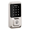 Kwikset Halo Touchscreen Wi Fi Smart Deadbolt Hardware Lock with Smartkey Satin Nickel