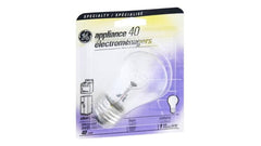 GE Light Bulb, Appliance, Clear, 40 Watts
