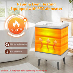Tangkula 35L Large Towel Warmer with Heating and Drying Modes for Bathroom