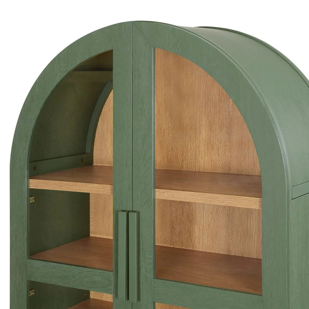 Better Homes & Gardens Juliet Arch Accent Cabinet, Black Finish