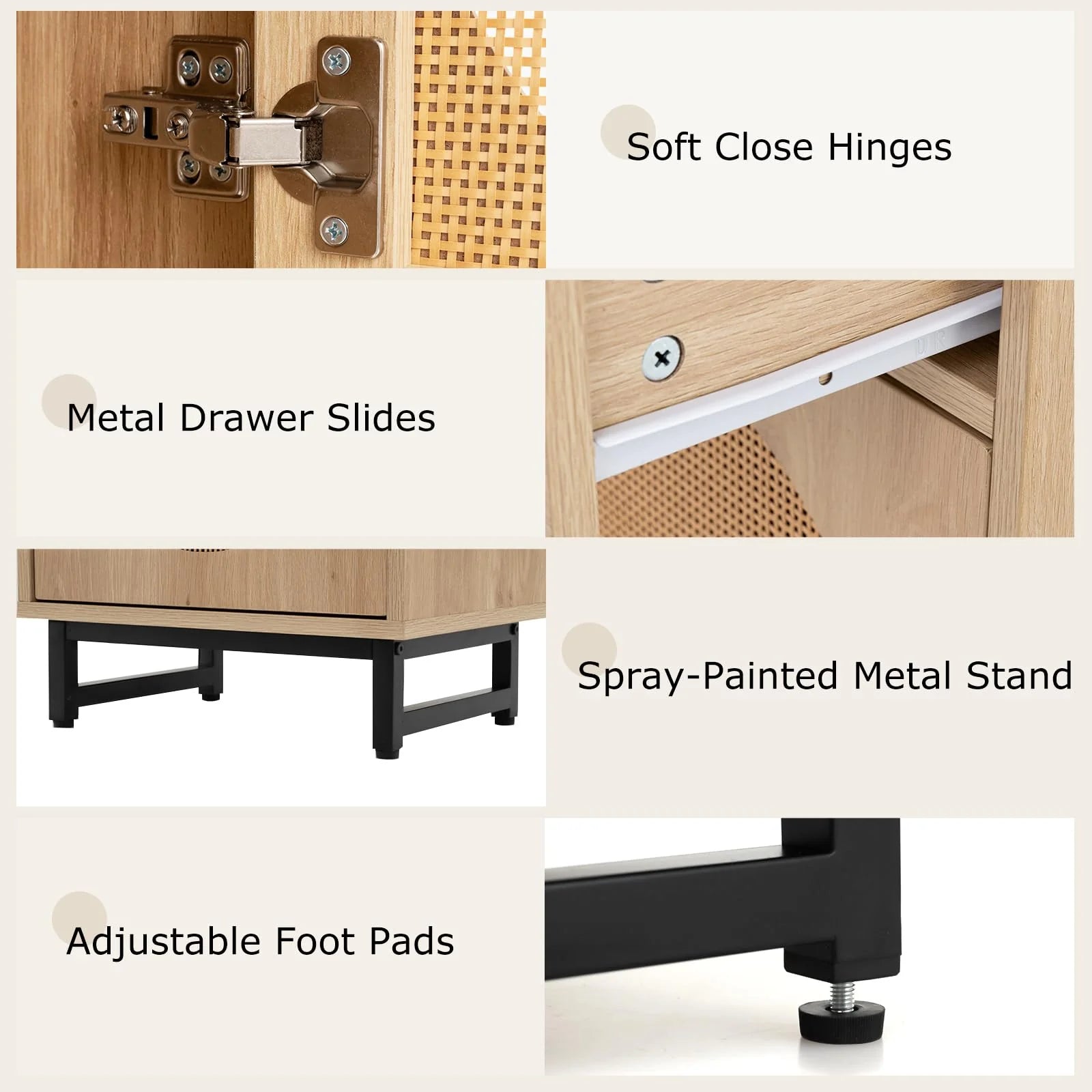 Tangkula Tall Bathroom Storage Cabinet