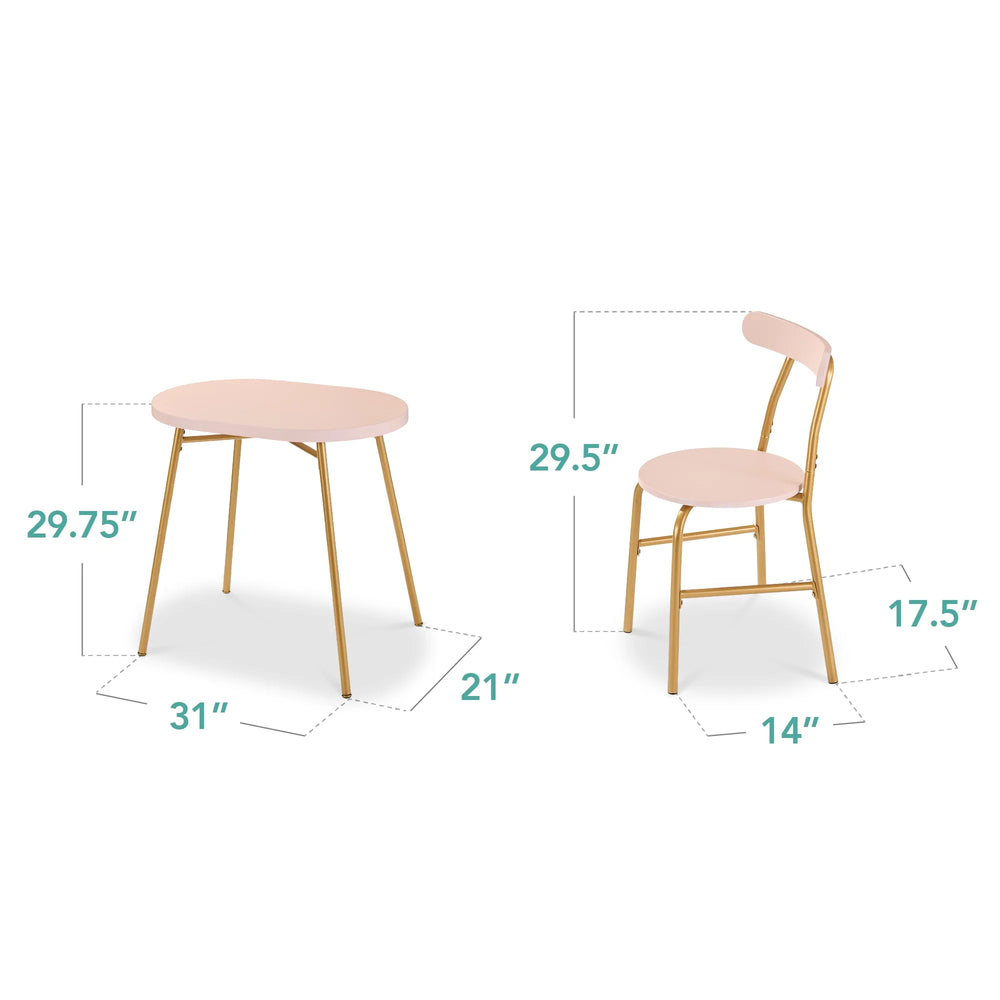 Best Choice Products 3 - Piece Modern Oval Dining Table Set, Small Kitchen Dinette W/ 2 Chairs - Black/Black