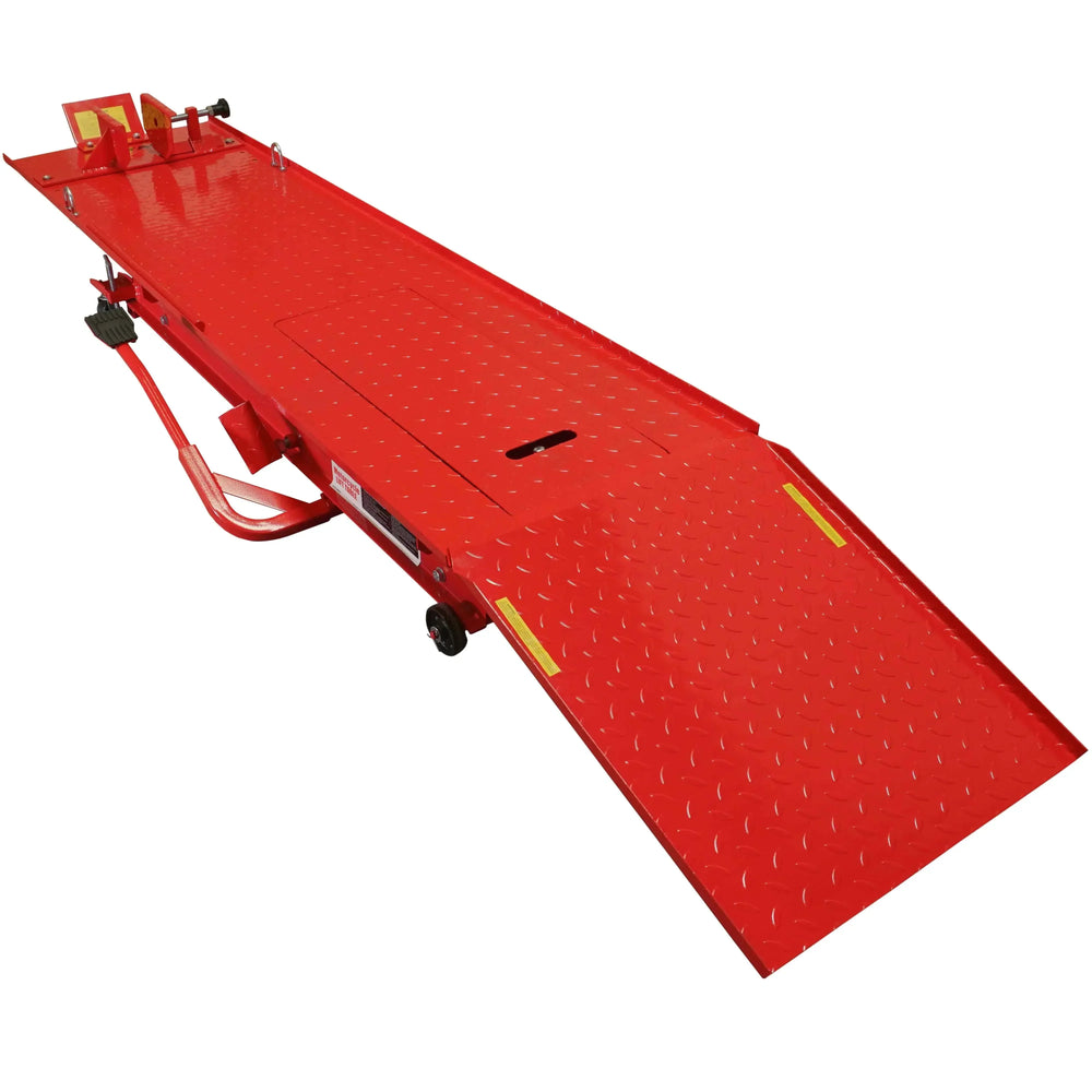 1.000 lb Hydraulic Motorcycle Lift Table Extra Long Heavy Duty