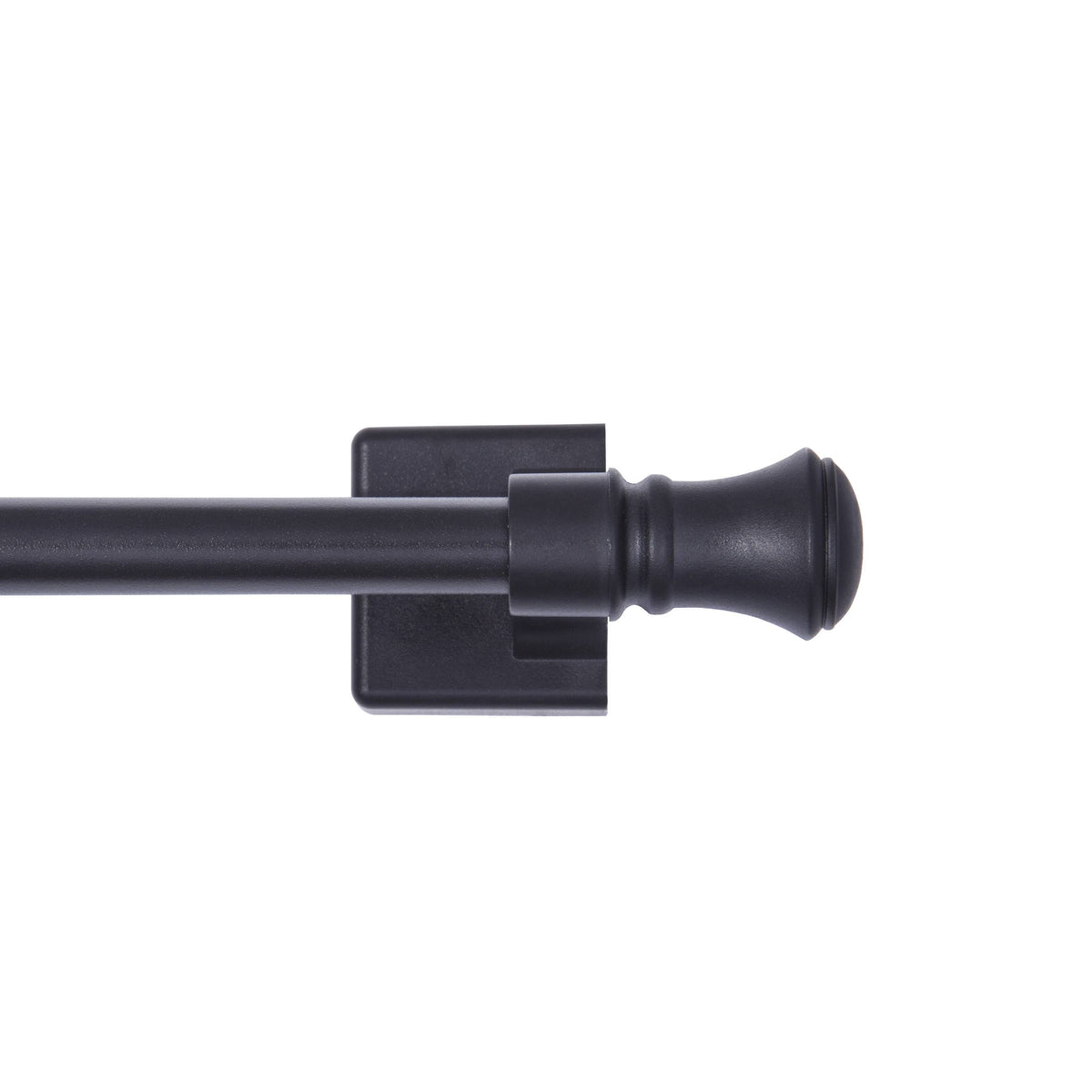 Mainstays Cameron 7/16 inch Adjustable Multi-Use Magnetic Appliance Rod, 16-28 inch, Black